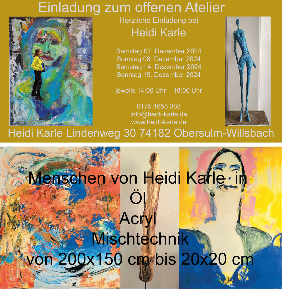 Einladung zum offenen Atelier 2024